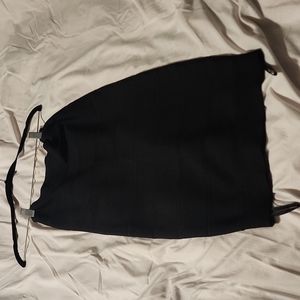 Black bandage pencil skirt
